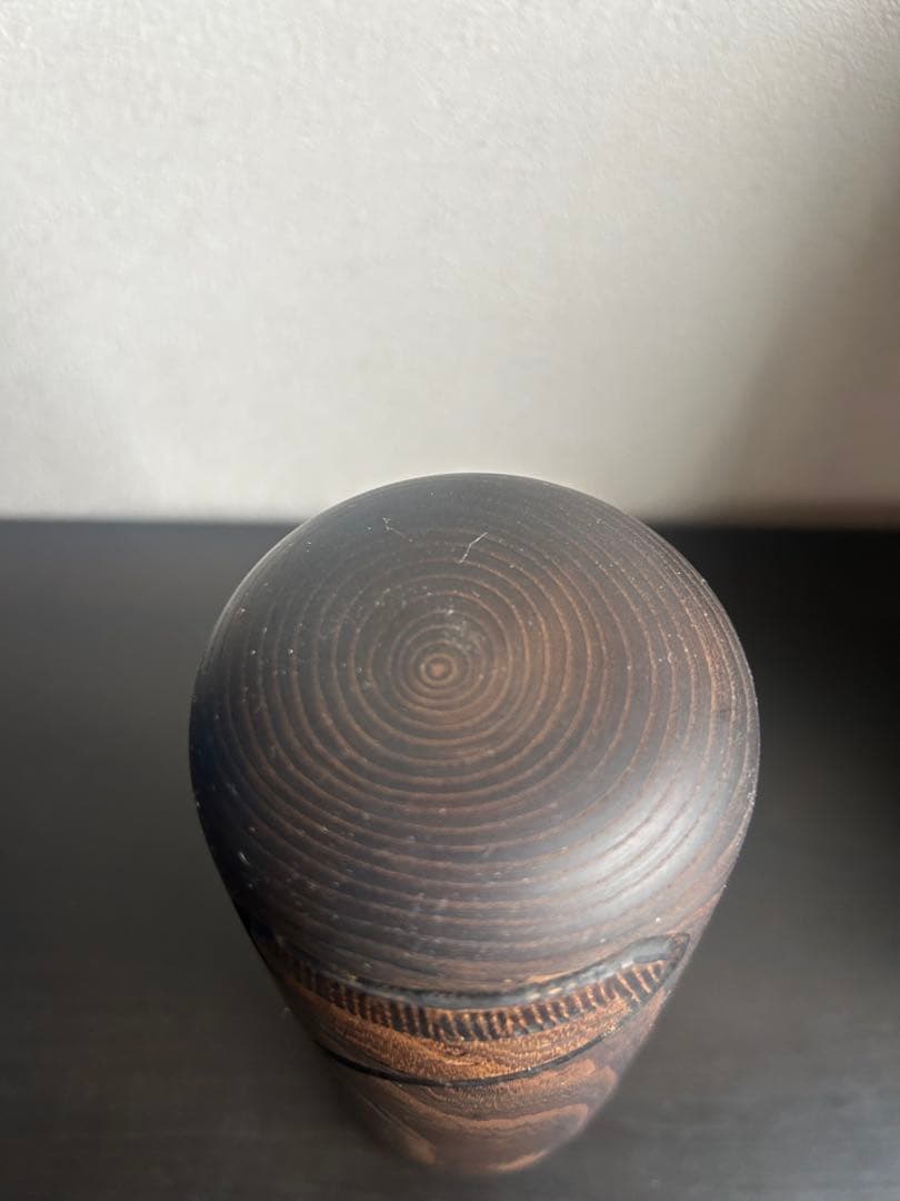 創作こけし　村上けん一作　kokeshi doll 木製