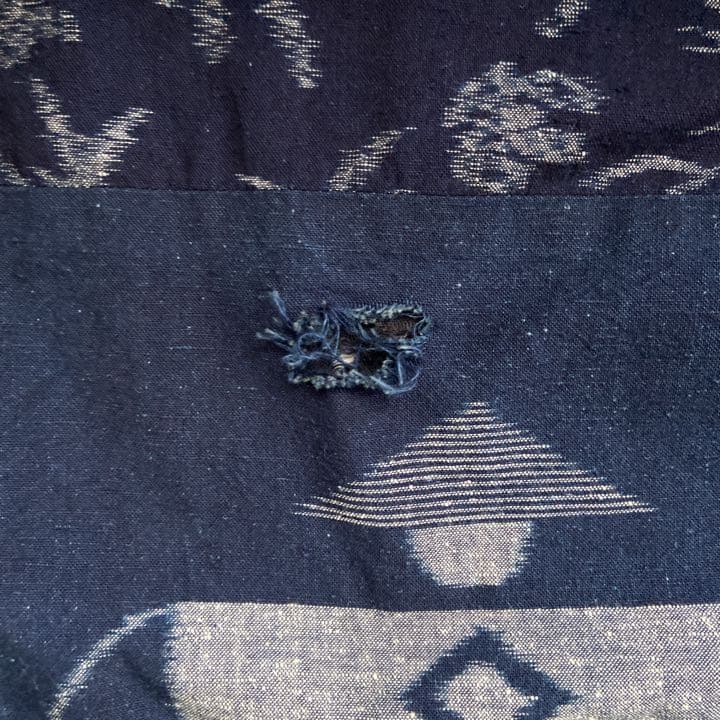 【　時代物　本藍染　タペストリー　テーブルセンター　】蔵出し！