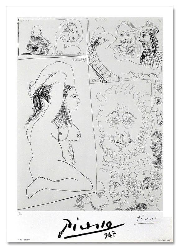 額装品/347series No11/パブロ ピカソ