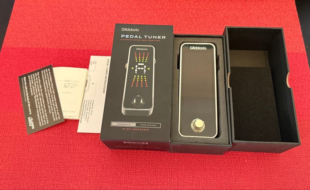 D'Addario Pedal Tuner PW-CT-20 ペダルチューナー