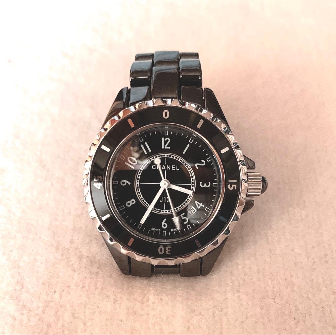 ノベルティ CHANELJ12 ブラック スポーツウォッチ