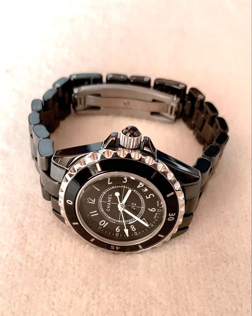 ノベルティ CHANELJ12 ブラック スポーツウォッチ