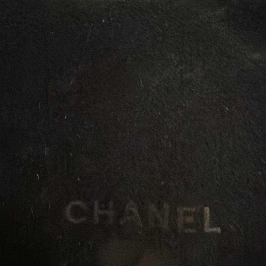 CHANEL シャネル　ベロア　ゴールドチェーン　ポシェット　非売品　ノベルティ