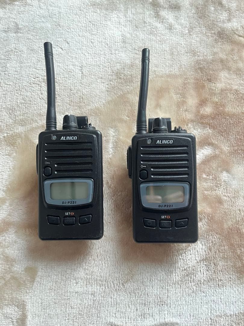 ALINCO アルインコ 特定小電力無線機 DJ-P221 2台セット