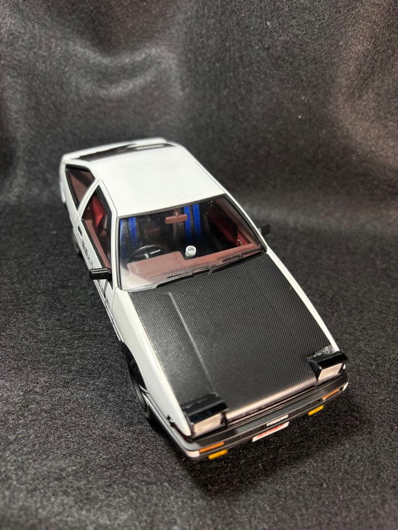 イニシャルD 藤原拓海　AE86トレノ　アオシマ1/24 全塗装完成品