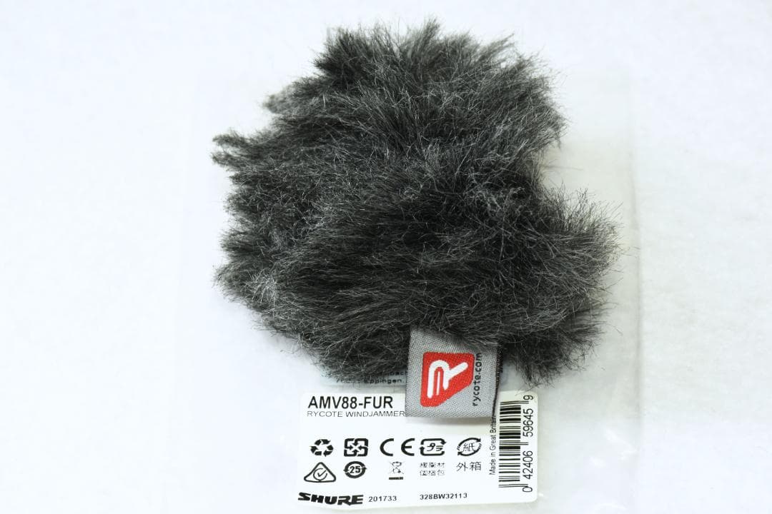 訳あり Shure MV88+ ＆ Rycote製 ウインドジャマー
