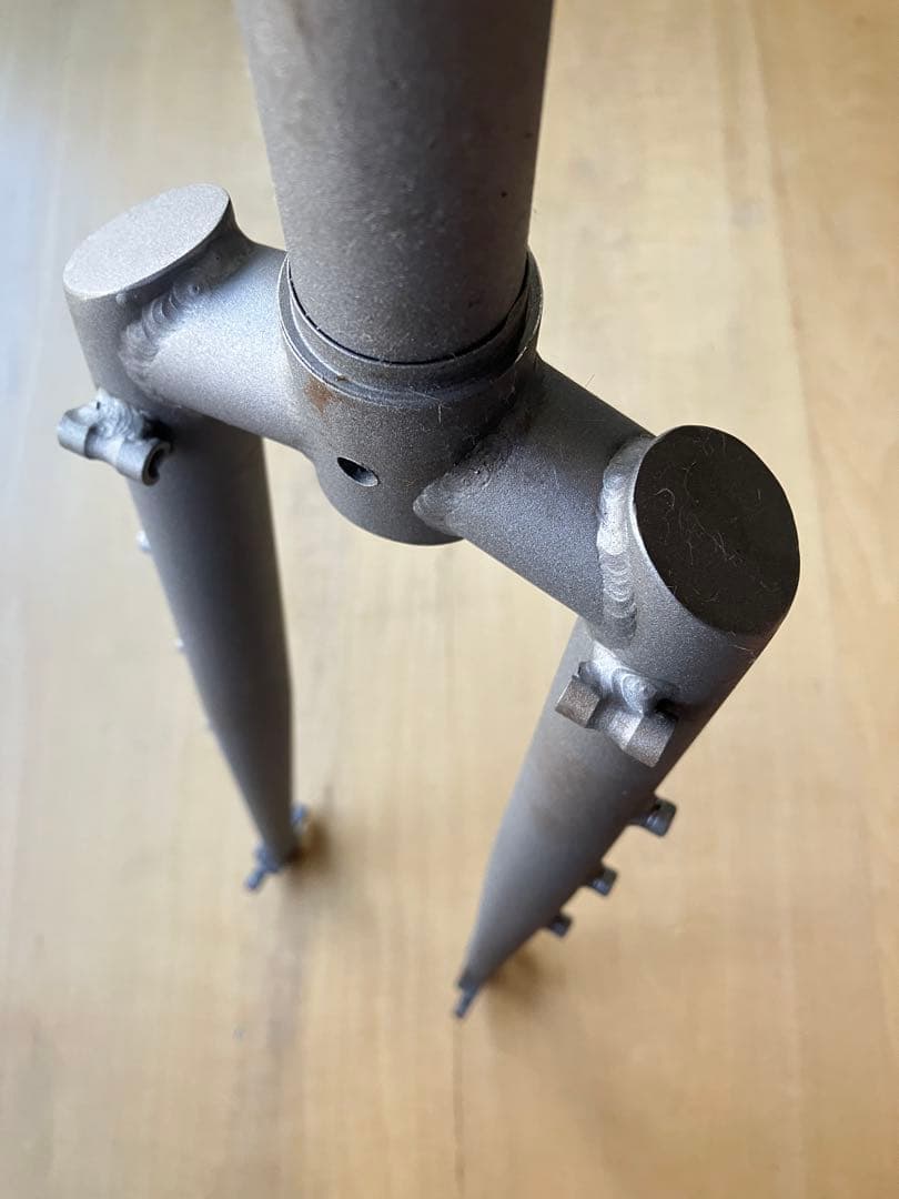 セグメントフォーク クロモリ