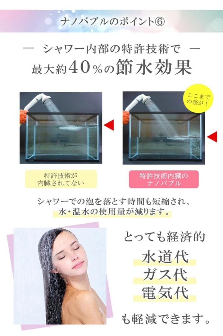 【緊急値下げ】ナノバブルが 1億9000万個以上発生 ナノバブルシャワーヘッド