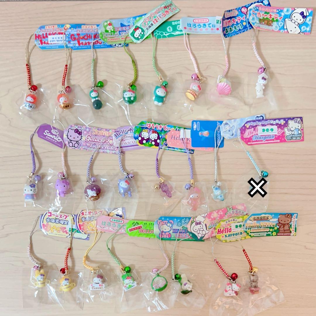 【激レア】 ご当地キティ コラボキティ 根付け ストラップ 322個 まとめ売り