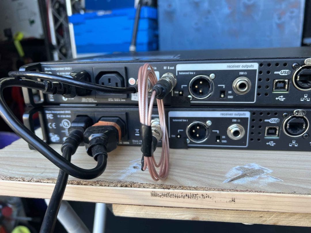 Shure UR4S x2 ABJ 779-810 ワイヤレス2台セット