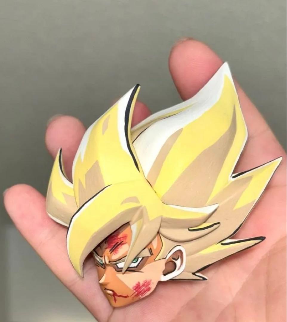 ドラゴンボール伝説の超サイヤ人 孫悟空 フルリペイント grosサイズ磁石吸着付