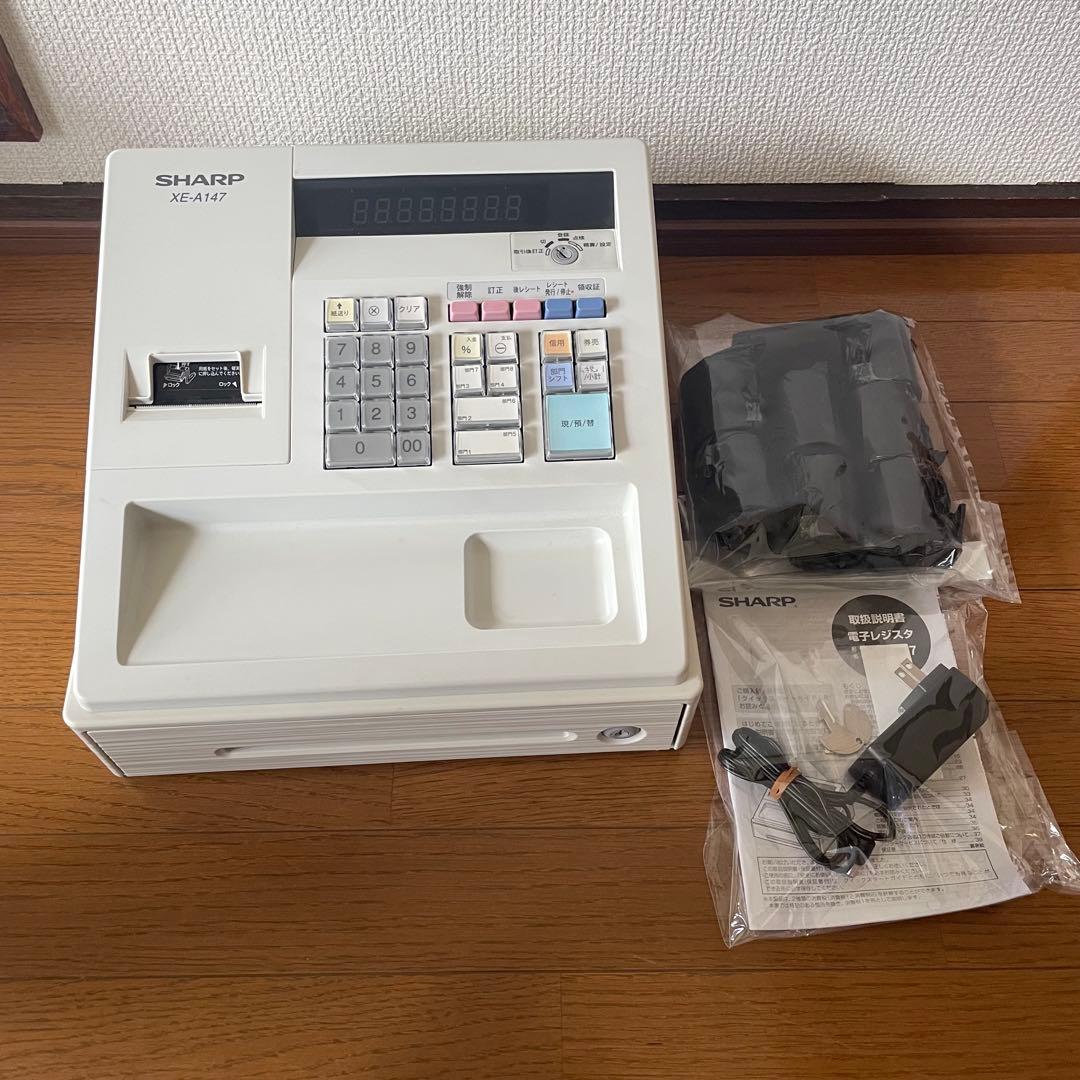 SHARP 電子レジスタ　XE-A147-W