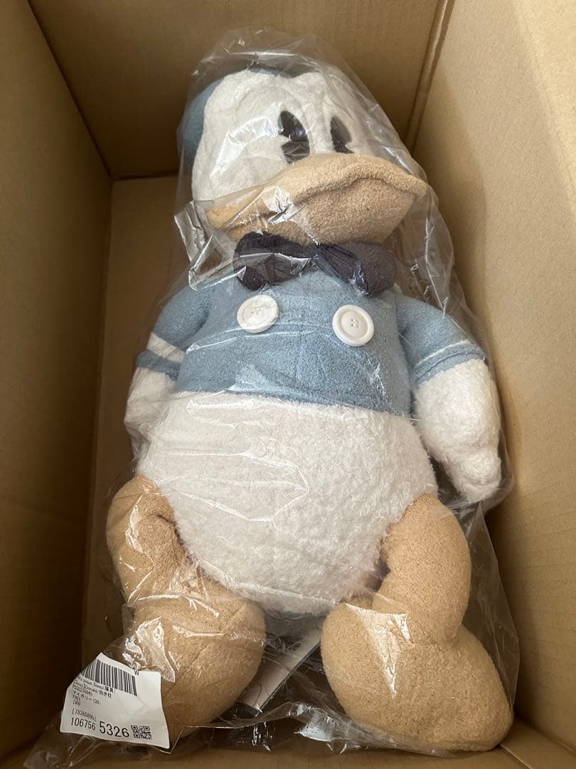 ピケのドナルドダック　抱き枕ぬいぐるみ