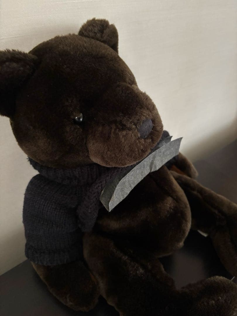 BEAR STEARNS ぬいぐるみ ロゴ入りセーター付き