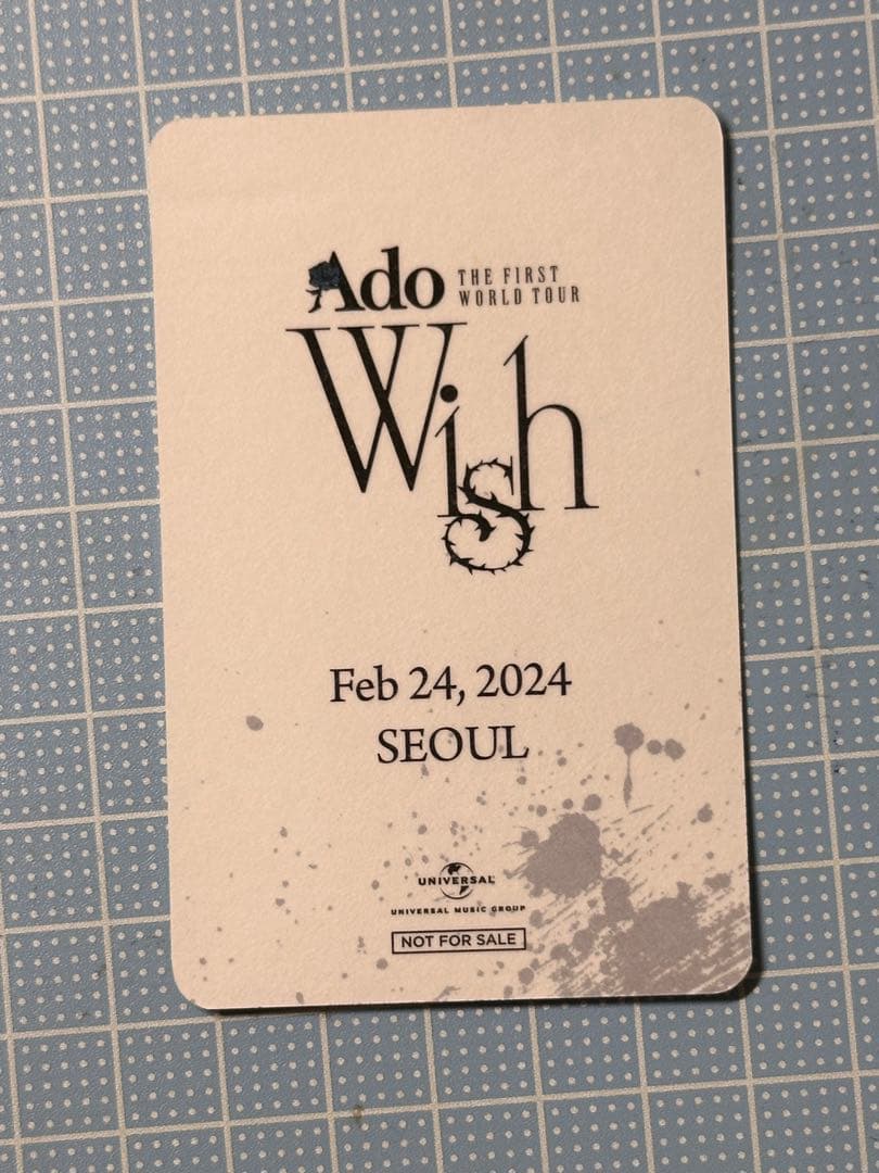 Ado グッズ Wish Soul カード ワールドツアー レア ソウル 韓国