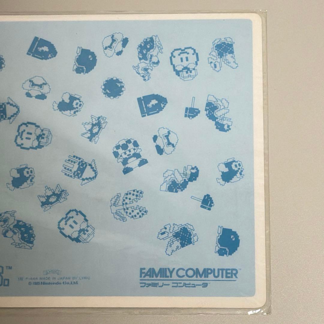 【希少】スーパーマリオブラザーズ 下敷き 任天堂 1985年 当時もの レトロ