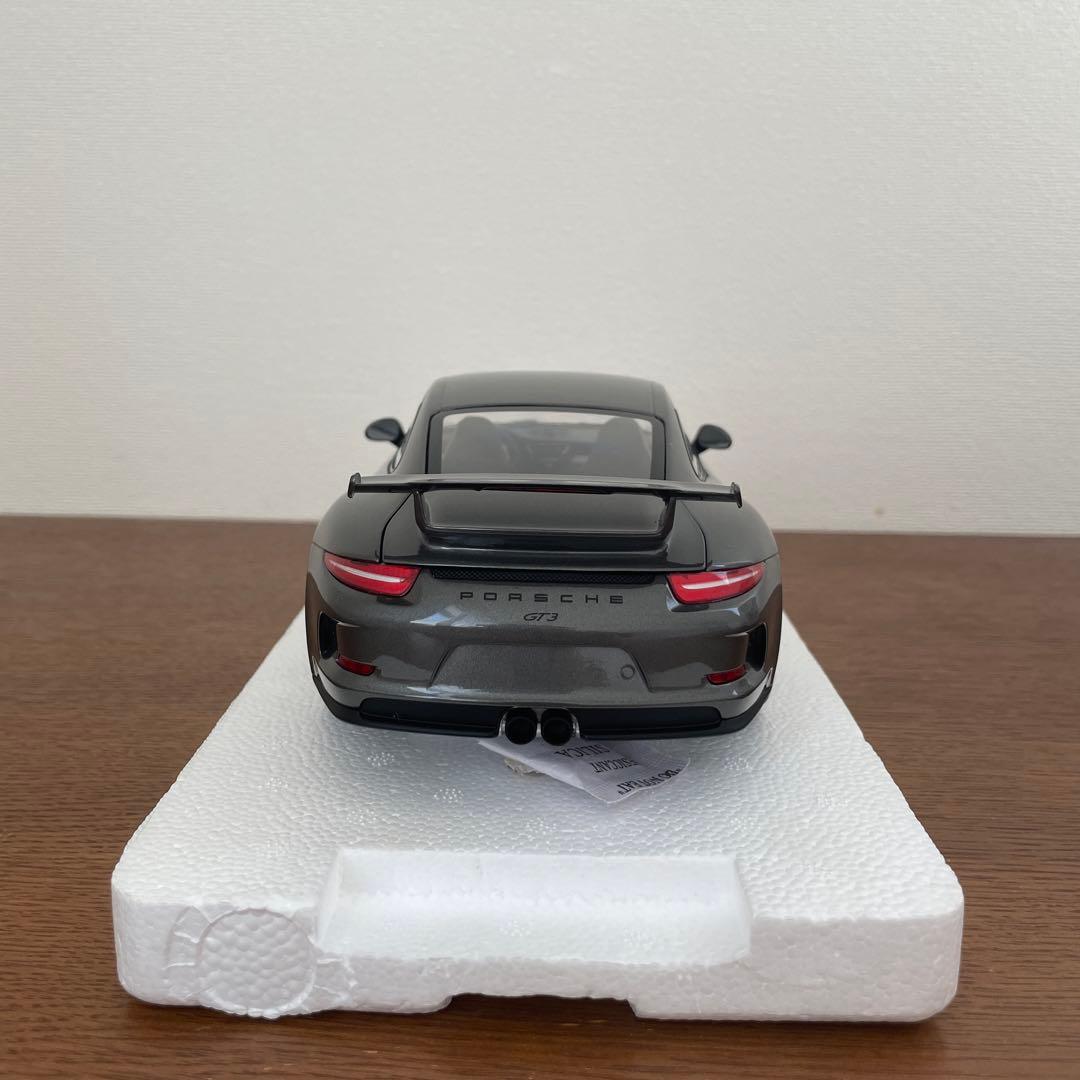 ミニチャンプス　ポルシェ 911 (991) GT3 1/18 グレー