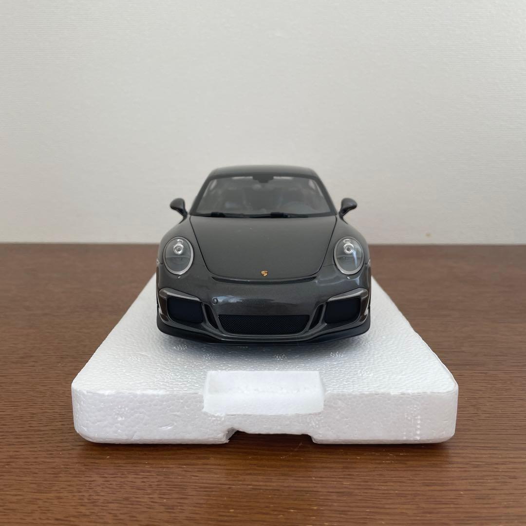 ミニチャンプス　ポルシェ 911 (991) GT3 1/18 グレー