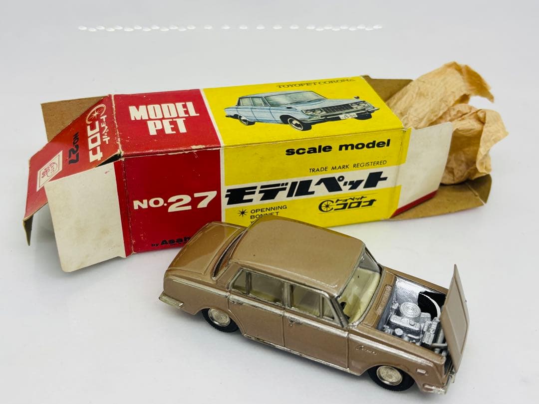 さ*か様 モデルペット当時物No.27トヨペットコロナDX1965年発売極美品A