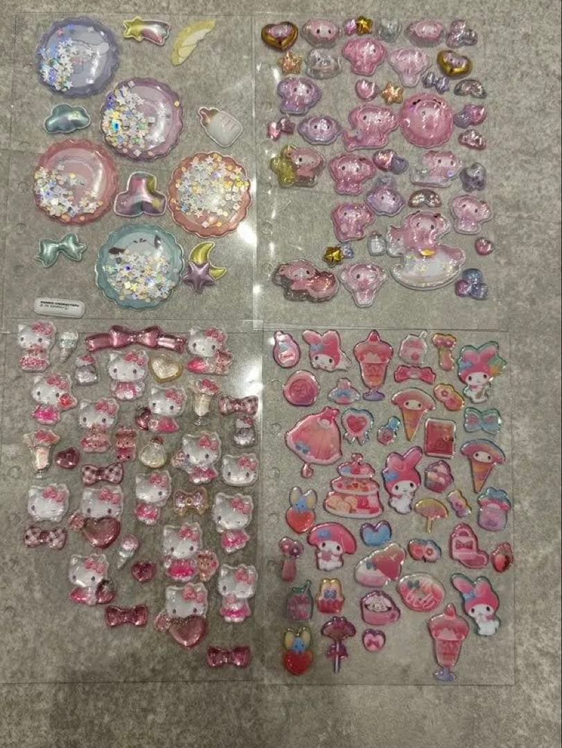 シール帳 完成品 ボンボンドロップシール うるちゅるシール シール帳付き