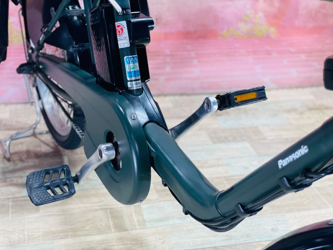 K2697 電動自転車パナソニック ギュット 子供乗せ 20インチ 送料無料