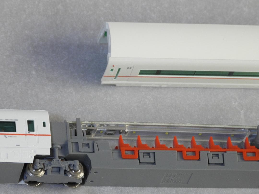 TOMIX92754小田急ロマンスカー50000系VSEセット（室内灯付き）