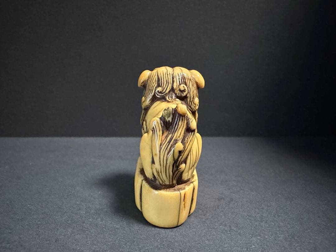 根付(netsuke) 獅子の根付　江戸時代