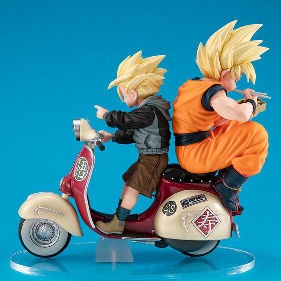 デスクトップリアルマッコイEX　スーパーサイヤ人孫悟空＆孫悟飯＆バイク　新品