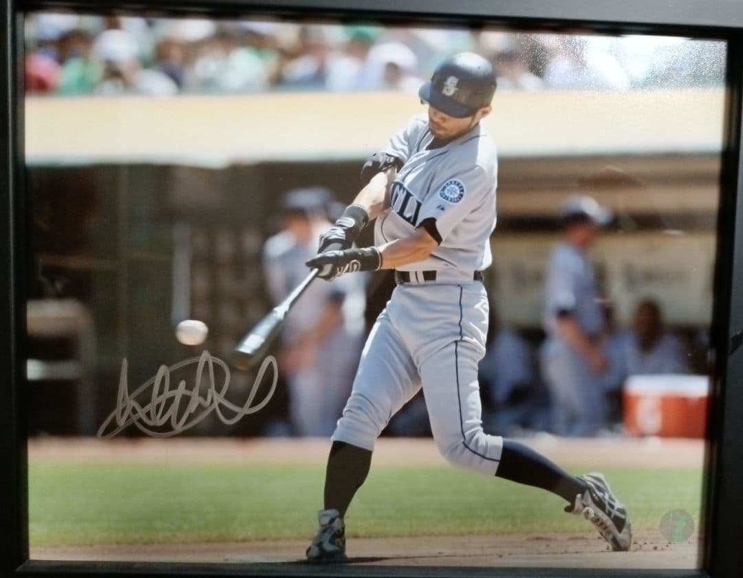 イチロー／直筆サイン入り写真／シアトル・マリナーズ／MLB通算2000本安打
