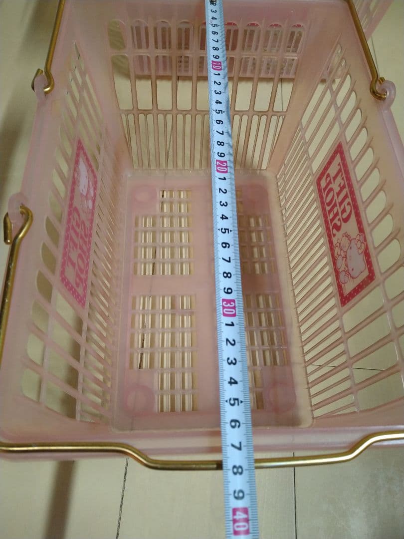 キティちゃん お買い物かご3個セット レア