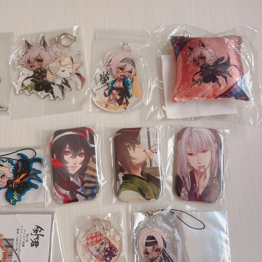 【画像複数枚】 剣が君 グッズセット 螢 左京 アクスタ 缶バ 色紙 rejet