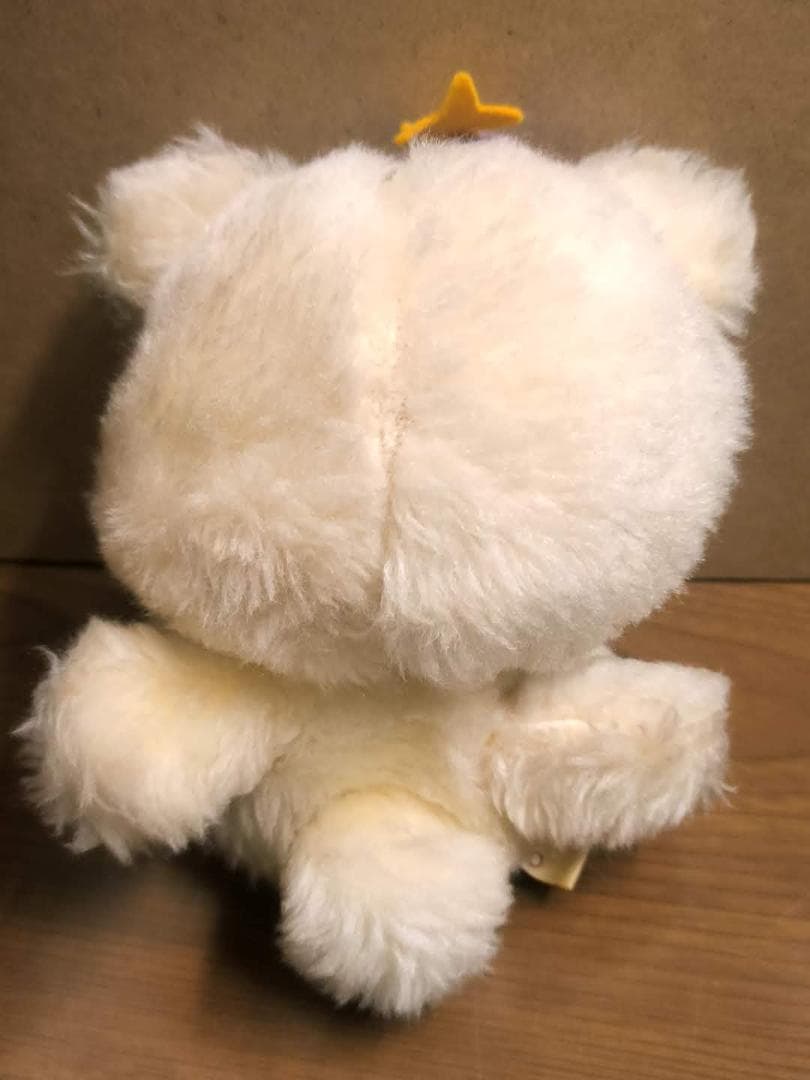 昭和レトロ サンリオ 白いくまさん ぬいぐるみ [16cm]シロクマ テディベア