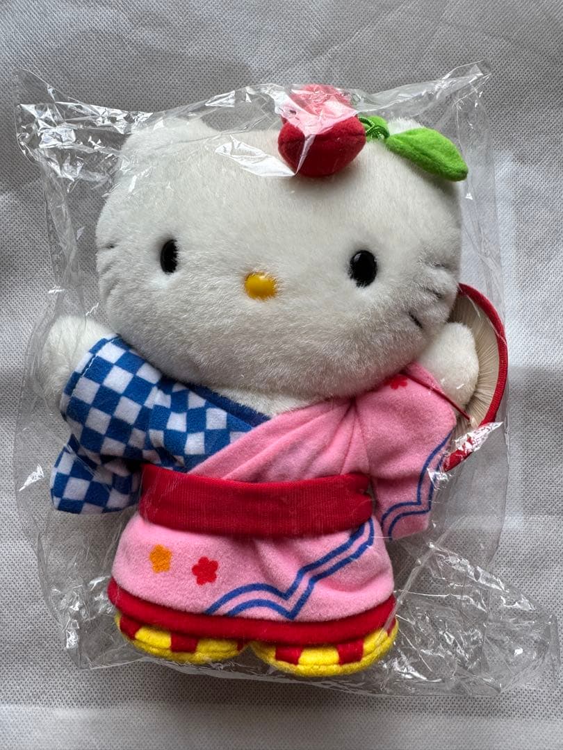 ご当地 ハローキティ ぬいぐるみ 揖保乃糸 雪ん子 山形花笠 花嫁 4点