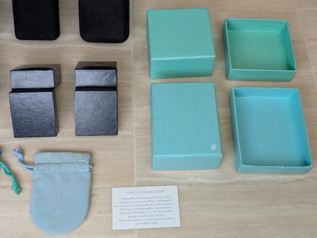 難あり　ティファニー　Tiffany & Co.　空箱　ボックス　セット