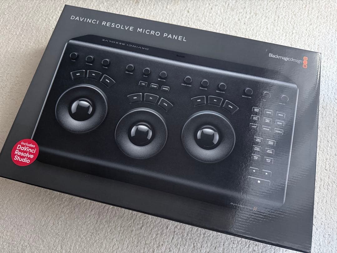 コントロールパネル DaVinci Resolve Micro Panel