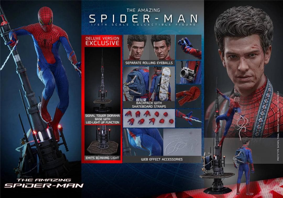 ホットトイズ 1/6 アメイジング・スパイダーマン 2.0 DX版 MMS772