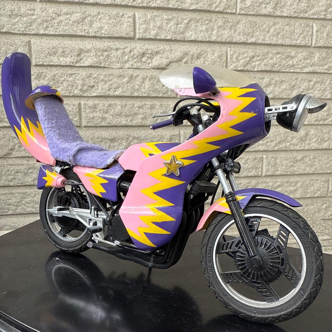 俺のマシン　CBX400F当時物　旧車會　暴走族　ロケット　3段シート　1/12
