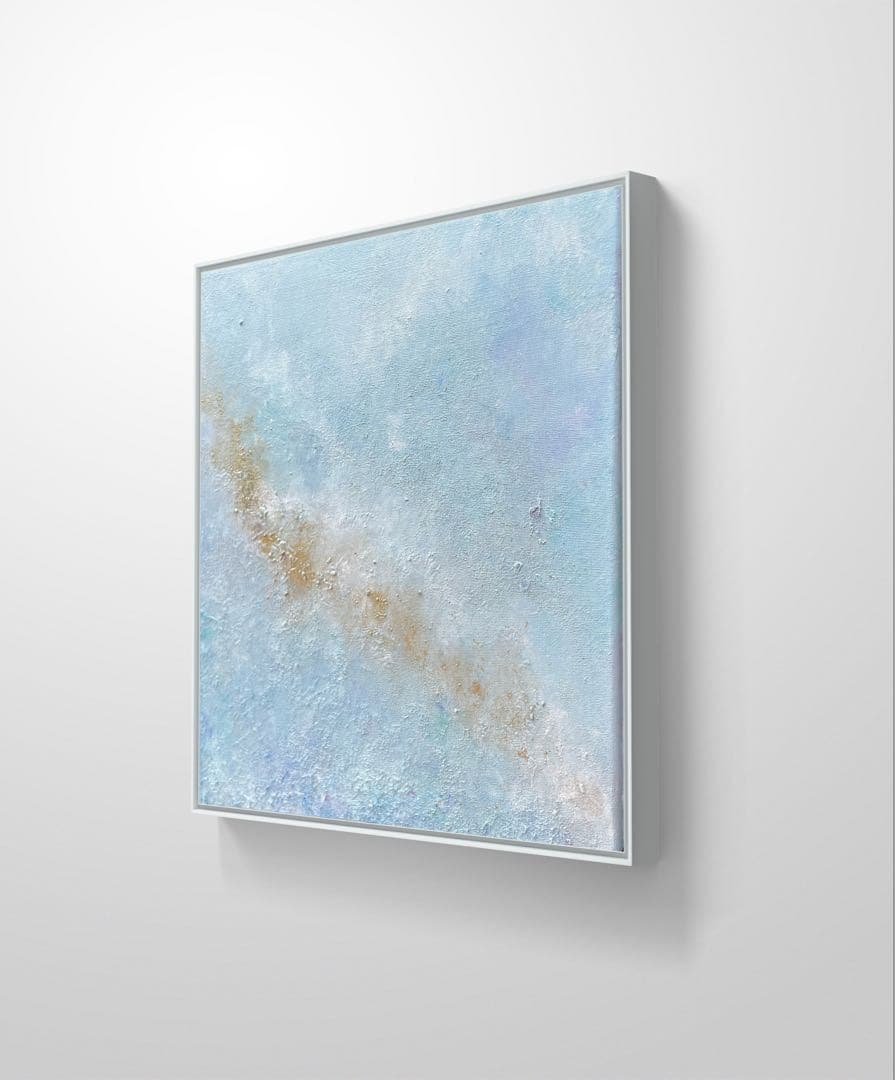 原画/額装済み/和風/禅/アート/抽象画/モダン/ホテル/ゴールド/紫陽花/紫