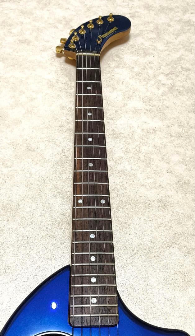 【美品】ZO-3C メタリックブルー アンプ内蔵ミニギター ヘッドフォン端子付