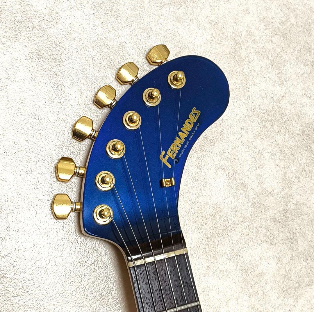 【美品】ZO-3C メタリックブルー アンプ内蔵ミニギター ヘッドフォン端子付