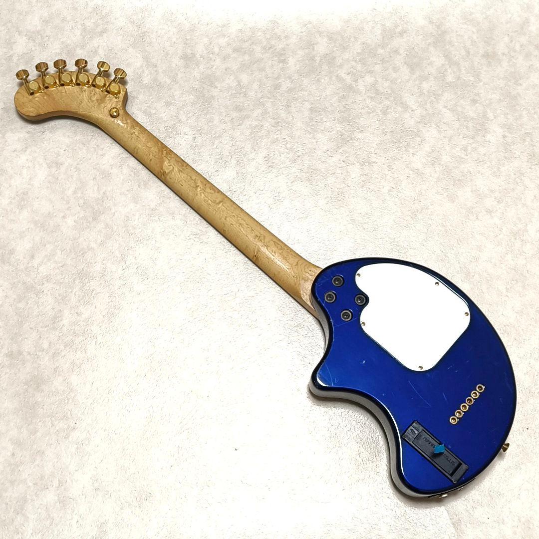 【美品】ZO-3C メタリックブルー アンプ内蔵ミニギター ヘッドフォン端子付