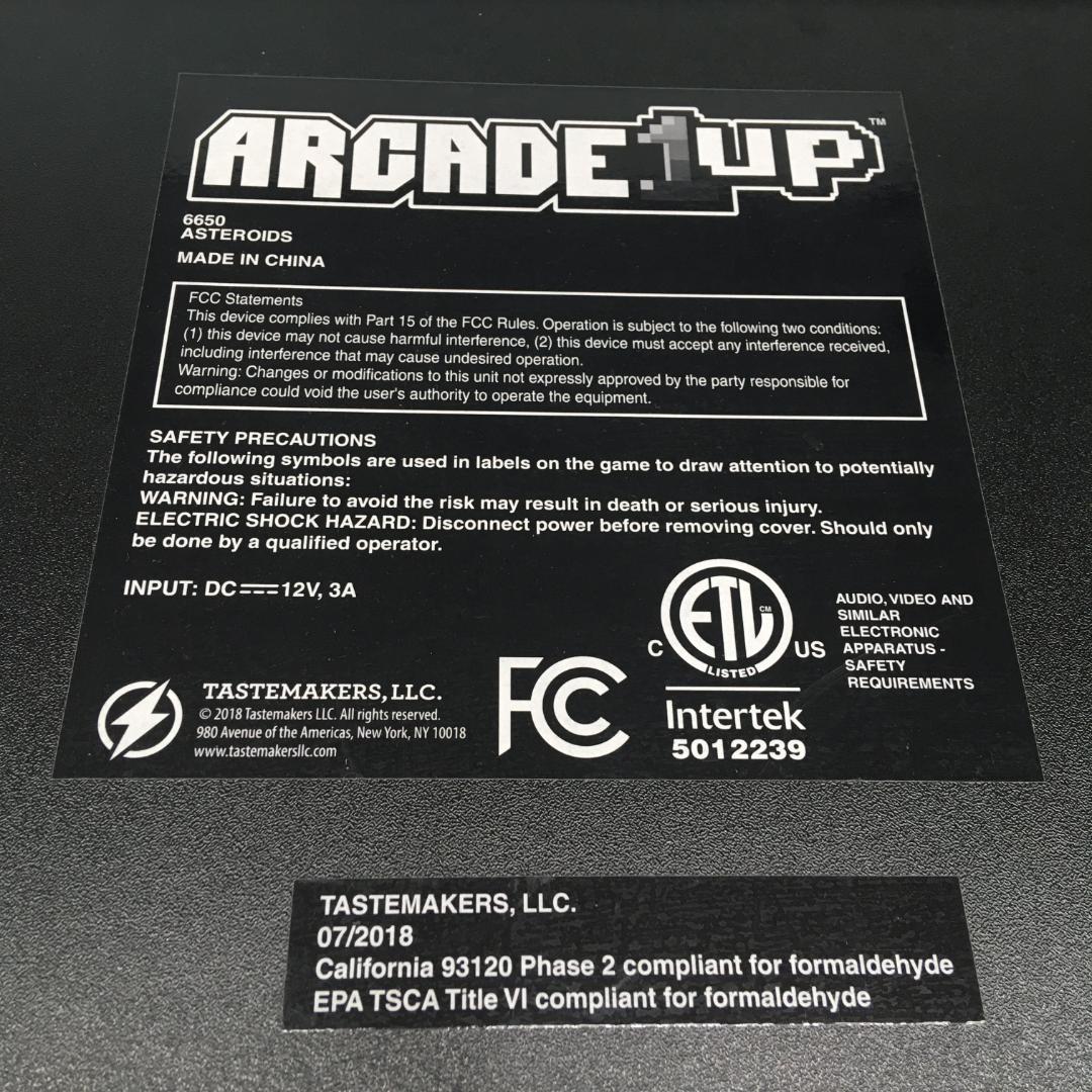 Arcade1up ATARI ASTEROIDS アタリ アステロイド