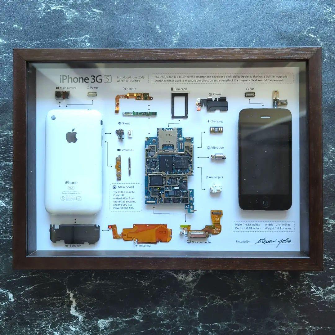 iPhone3GS 標本アート ホワイト