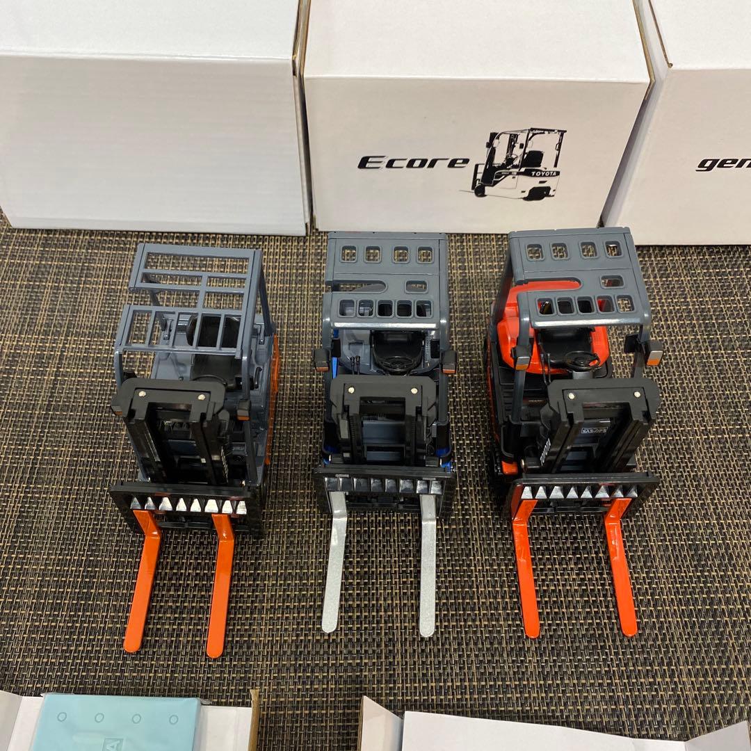 TOYOTA L&F フォークリフト ミニカー　3台セット　非売品　希少