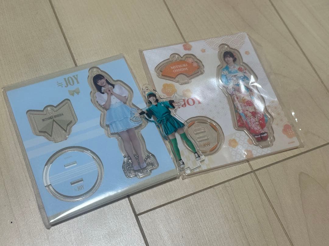 ≒JOY ニアジョイ　大信田美月　直筆ワイドチェキ　初期ビブスBIGサイズ等