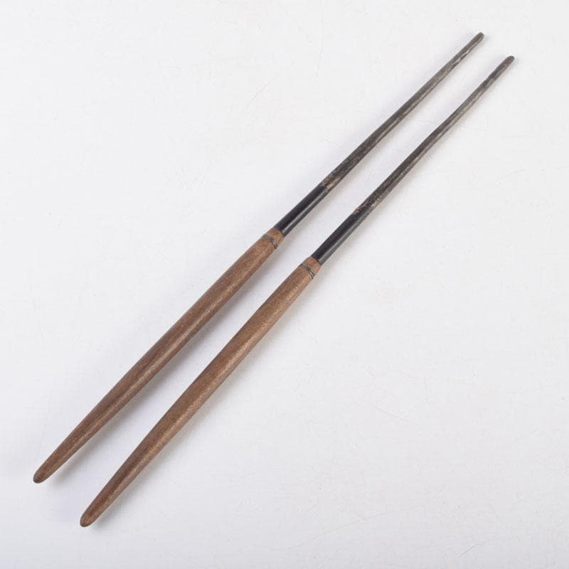 茶道具　金工師　木村清五郎造　美津火箸　共箱　C　8675