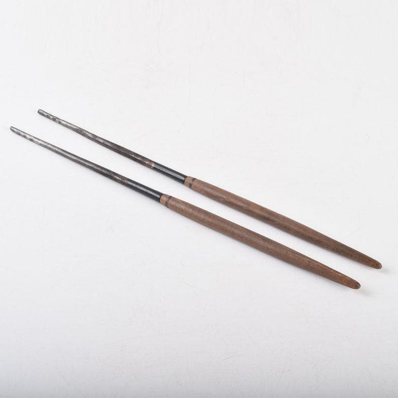 茶道具　金工師　木村清五郎造　美津火箸　共箱　C　8675