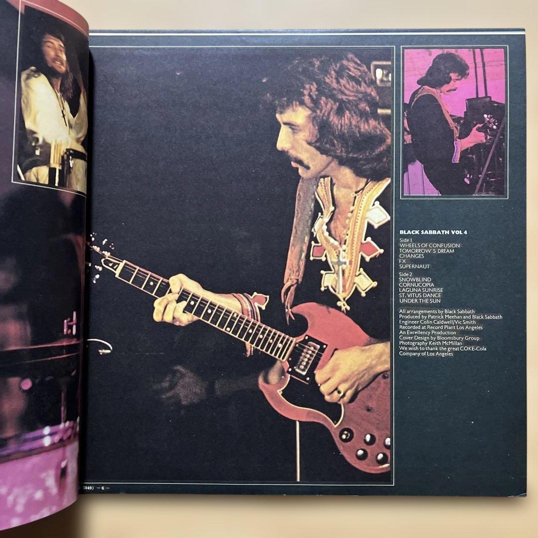 BLACK SABBATH 『BLACK SABBATH Vol.4』国内初盤。