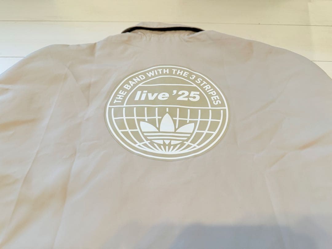 〓新品〓 Live '25 Adidas Coach Jacket Stone