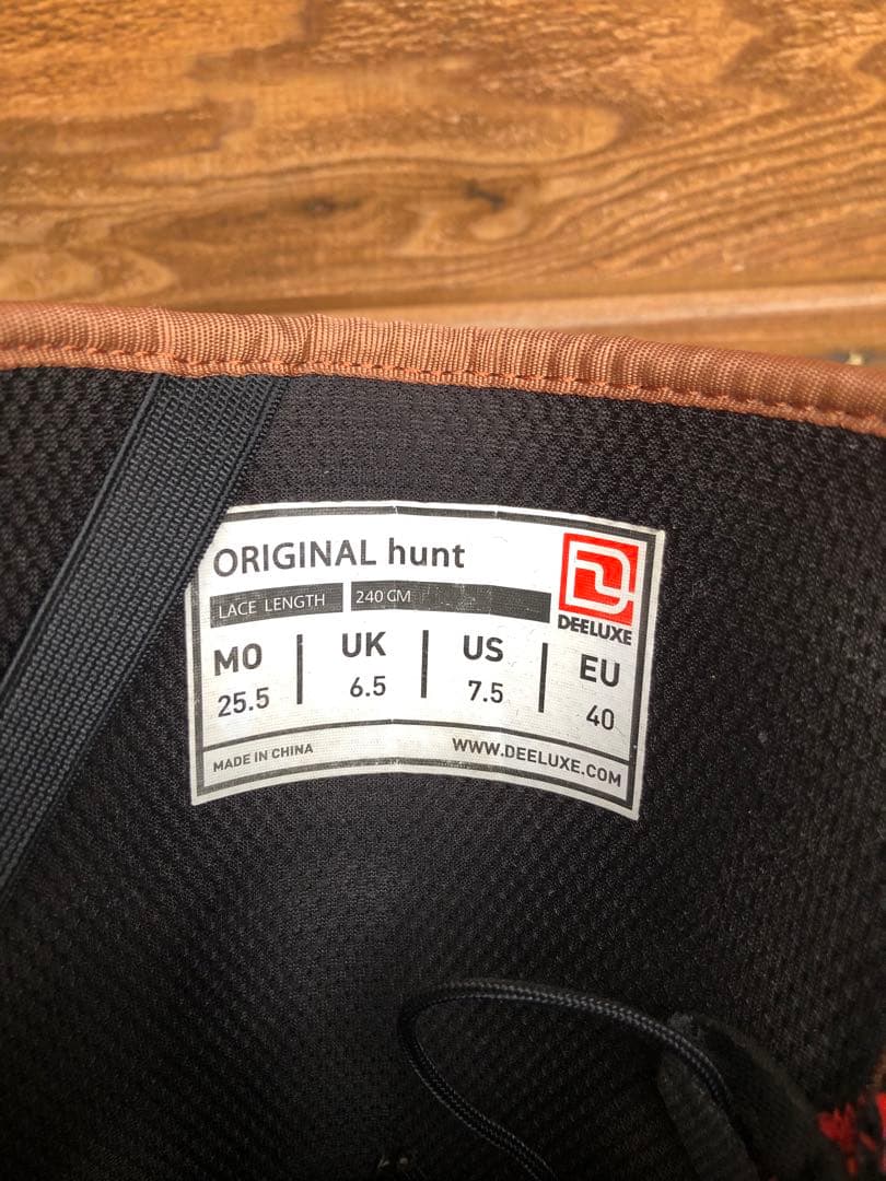 新品 deeluxe original hunt インナー新品 グラトリ ブーツ